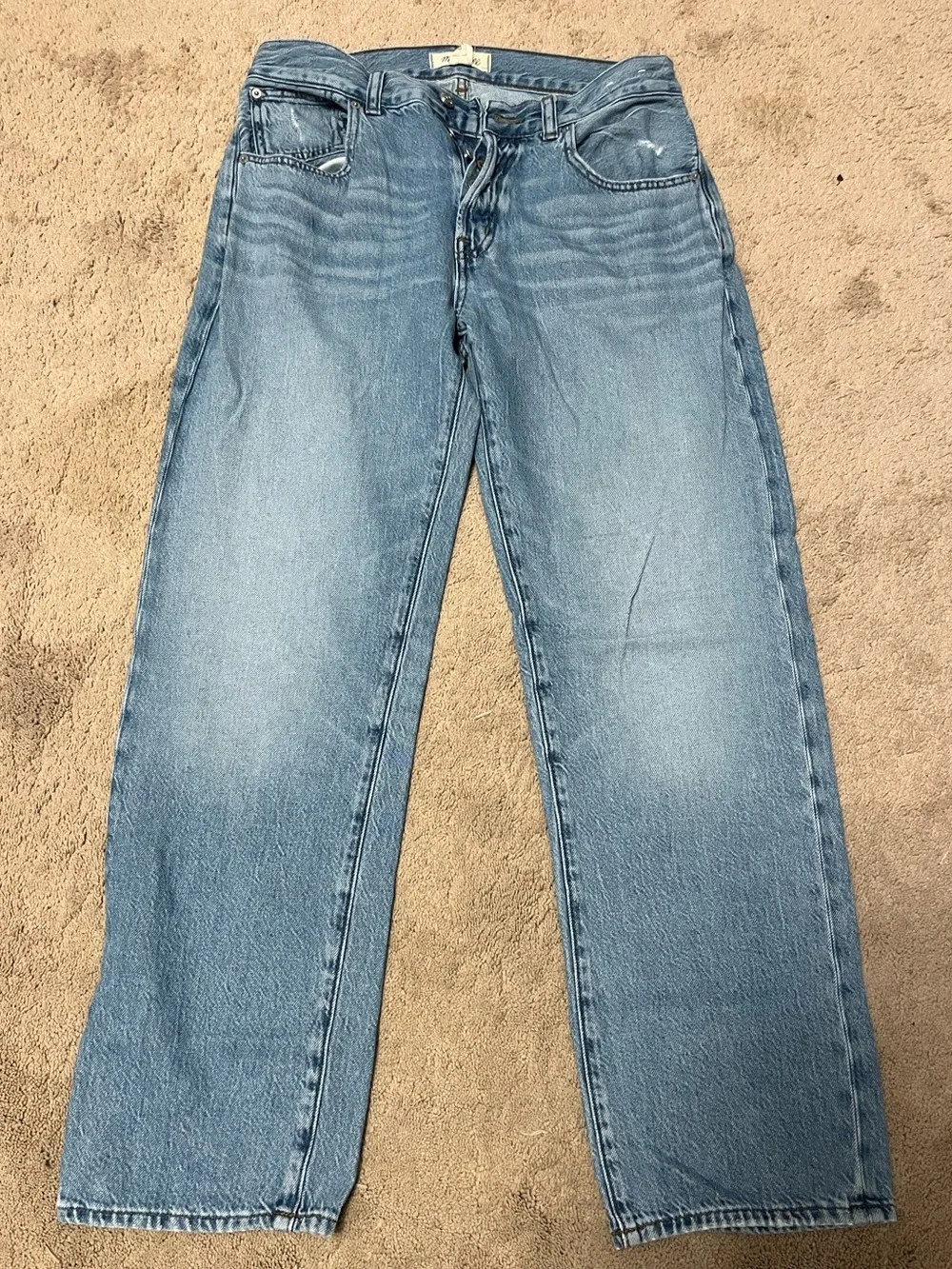 Madewell Dean Easy Straight, Light Wash